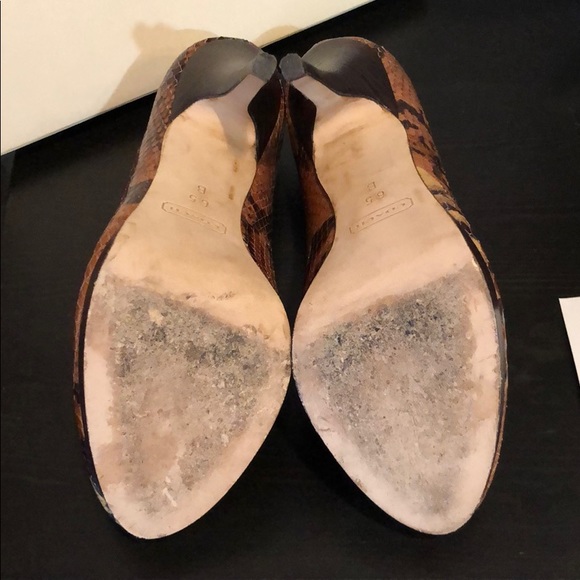 Coach Snake Print Heels - Picture 6 of 6